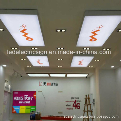 Ceiling Hanging Wall Sign Light for Frameless Tension Fabric Light Box
